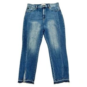 KanCan KC8721M MEDORA HIGH RISE 90'S SPLIT HEM STRAIGHT Size 13 / 30